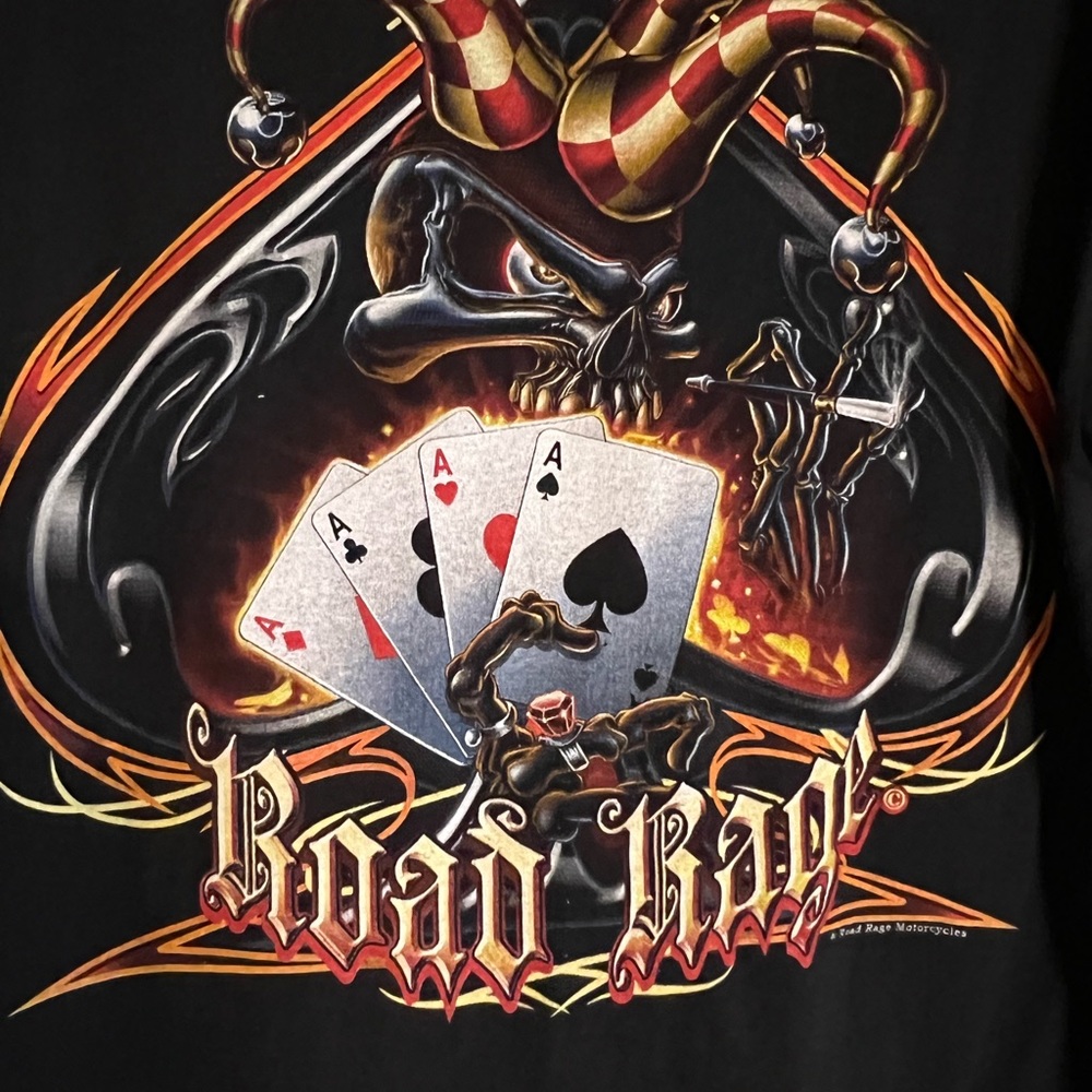 New Black Hanes Beefy Road Rage shirt.
